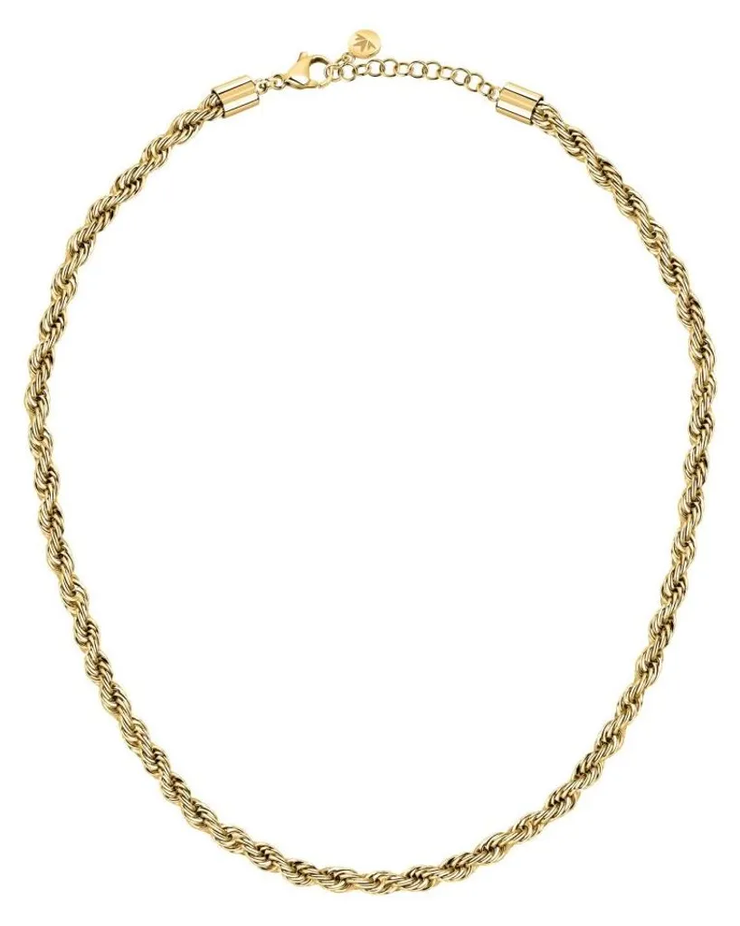Chaîne plaquée or anti-ternissement Valis Intrecci SAZC23 pour femme
