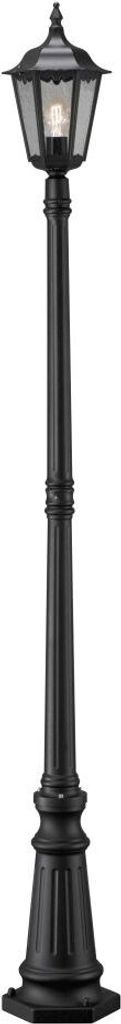 Konstsmide Firenze Wegeleuchte schwarz lackiertes Aluminium, klares Glas 7233-750