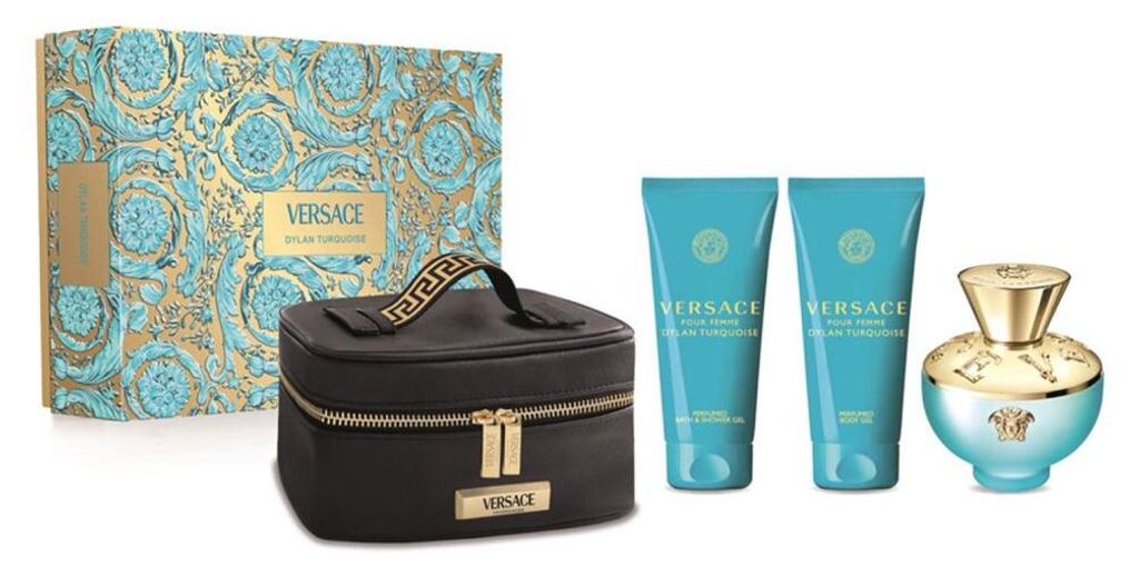 Versace Pour Femme Dylan Turquoise EDT 100 ml + SG 100 ml + Produktbild 