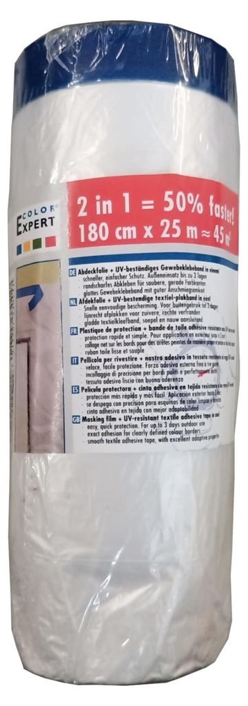 Abdeckfolie 180cm x 25m 45m²