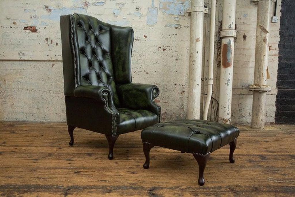 Chesterfield Leder Sessel Sofa Polster Sofas Design Luxus Couch Relax Fernseh