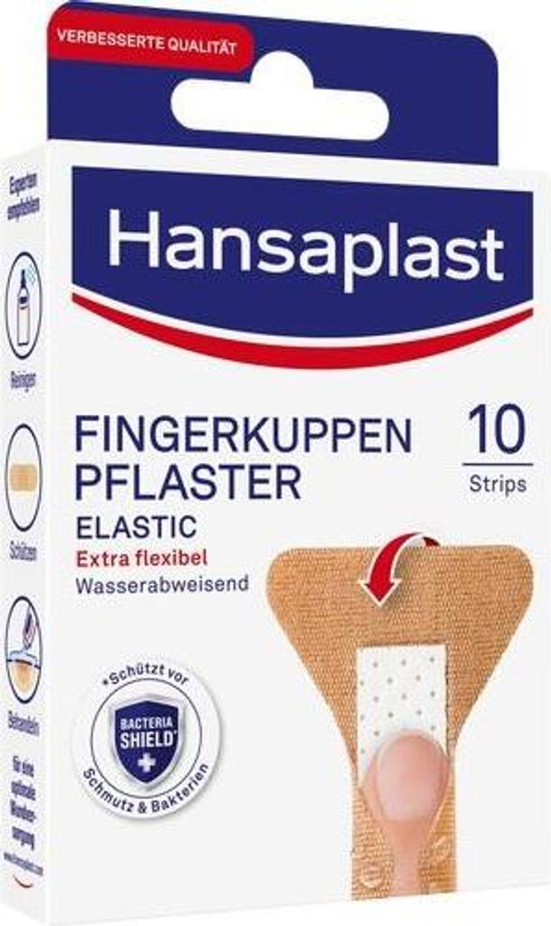 Hansaplast 10 bende elastiche per polpastrelli Immagine del prodotto 