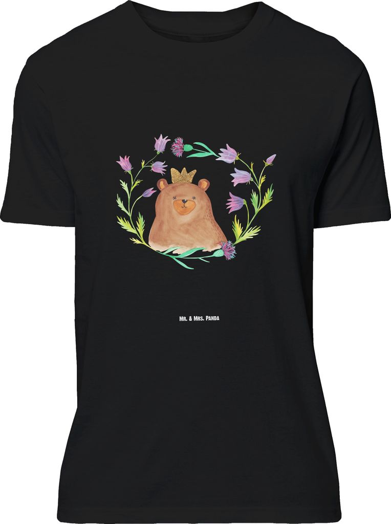 Mr. & Mrs. Panda Größe XL T-Shirt Bär Königin - Schwarz - Geschenk, Mama, Muttertag, Mutter, mit Spruch, Teddy, Tshirt, Mutti, Shirt, Lieblings...