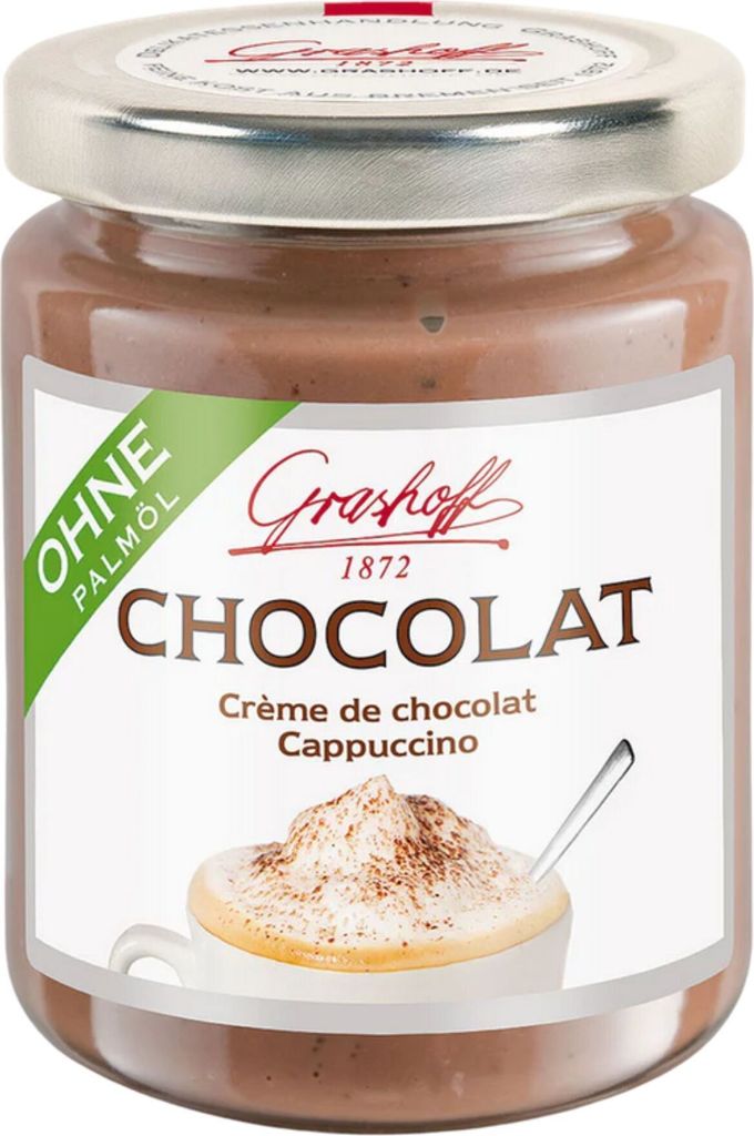 Schoko-Creme CHOCOLAT Cappuccino von Grashoff, 250g