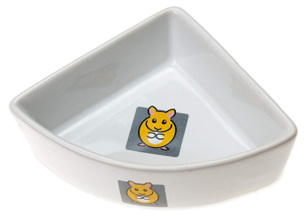 Karlie Keramik Ecknapf 75 ml für Hamster, weiss Produktbild 
