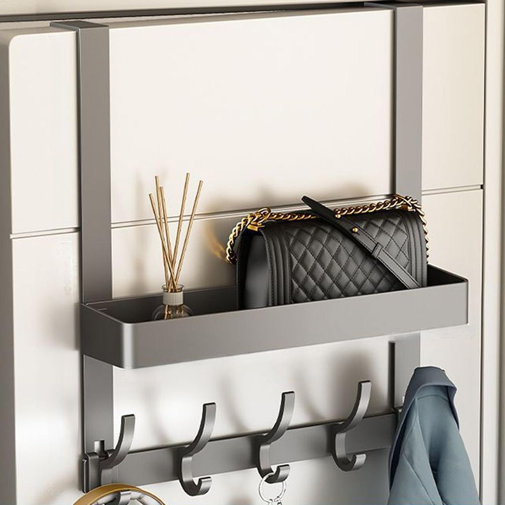 Türgarderoben, Türhaken, Türgarderobe, Türhänger, 5 Haken, doppellagige, Türaufhänger, Kleiderhaken, für Mäntel, Hüte, Taschen, Kleidung ...