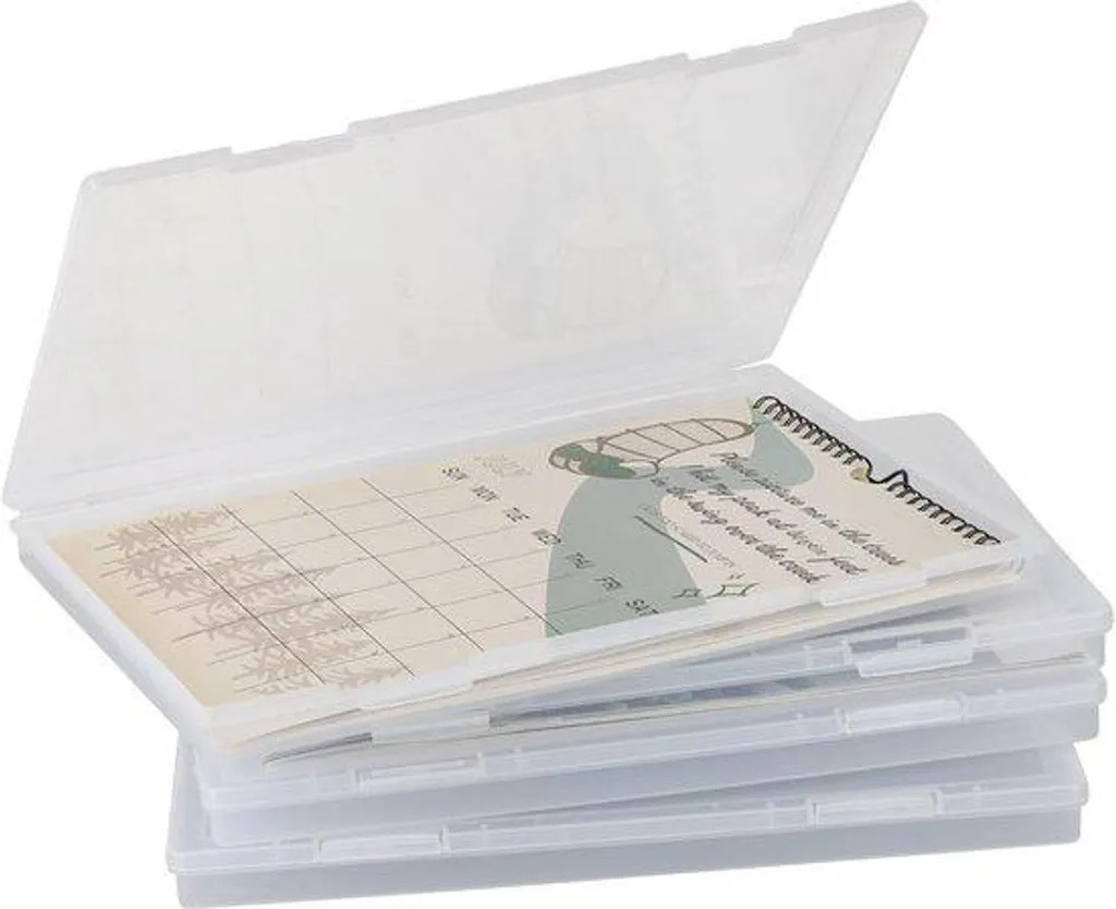 Boîte d'archivage A4 transparente lot de 4 : protégez vos documents !