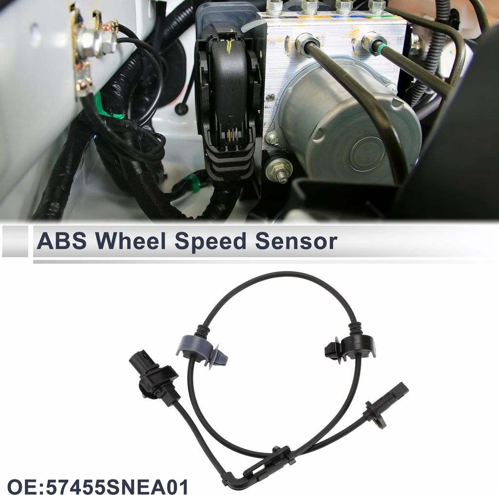 Vorne Links ABS-Raddrehzahlsensor für Honda Civic 2006-2011 ABS-Sensor Antiblockiersystem-Sensor Nr. 57455SNEA01 1 Stück