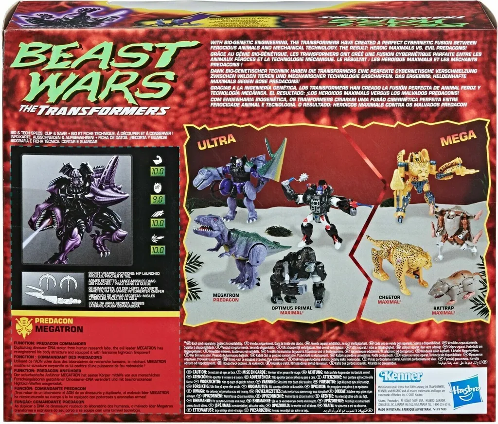 Jouet Robot Transformable Megatron Beast Wars Predacon pour Enfants - 4