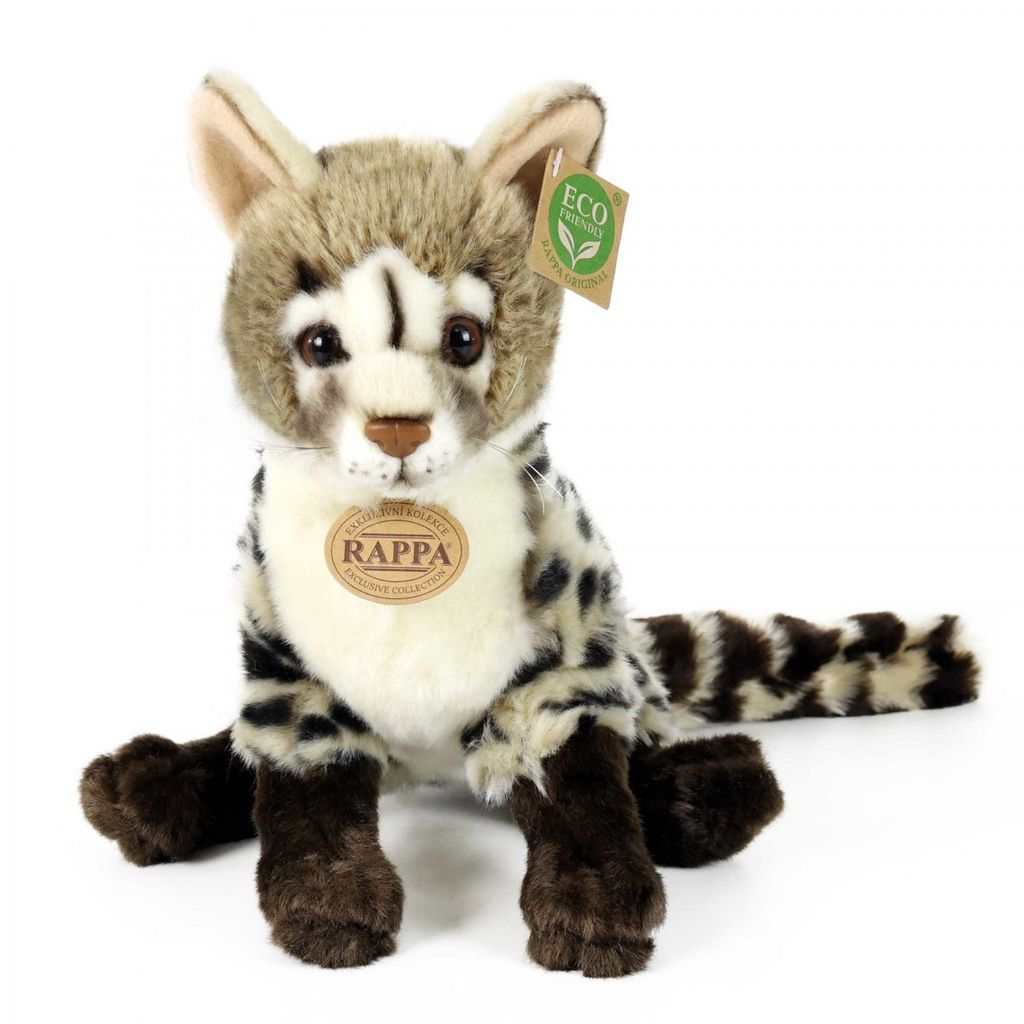 EBO 47302 Foxterrier Plüschtier – Sitzend, 28 Cm, Aus Weichem Plüsch Mit Braun-schwarzen Flecken