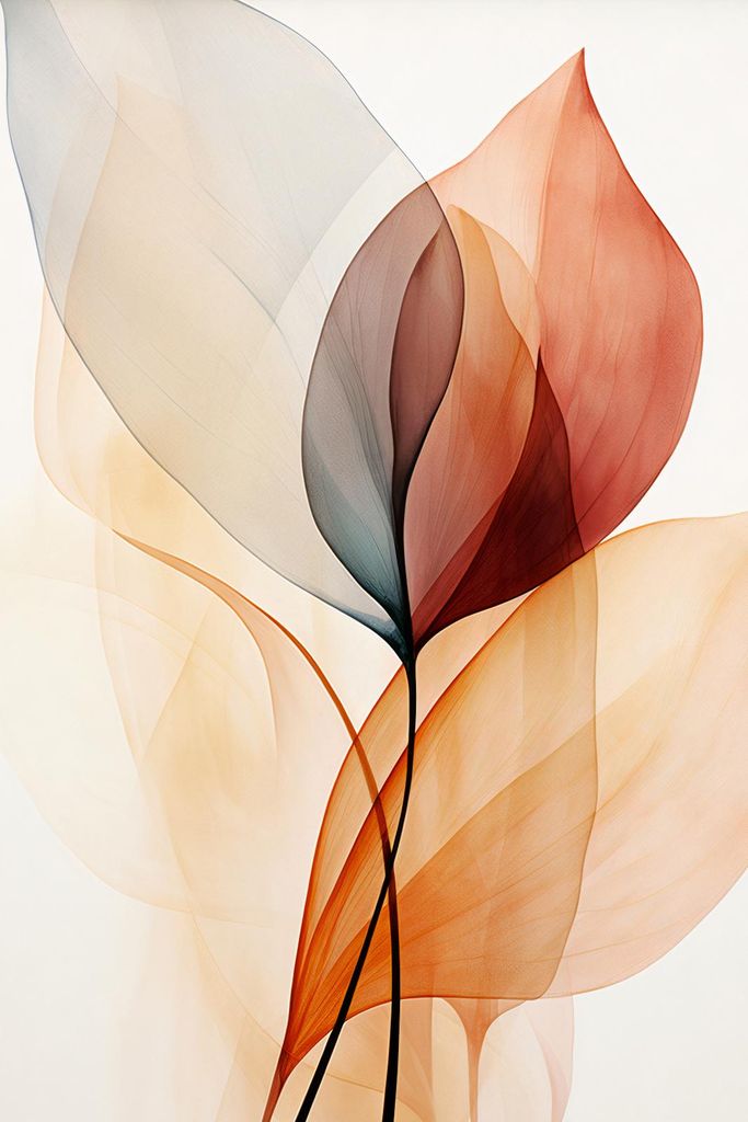 Plakat 30x45cm Eterische Blätter