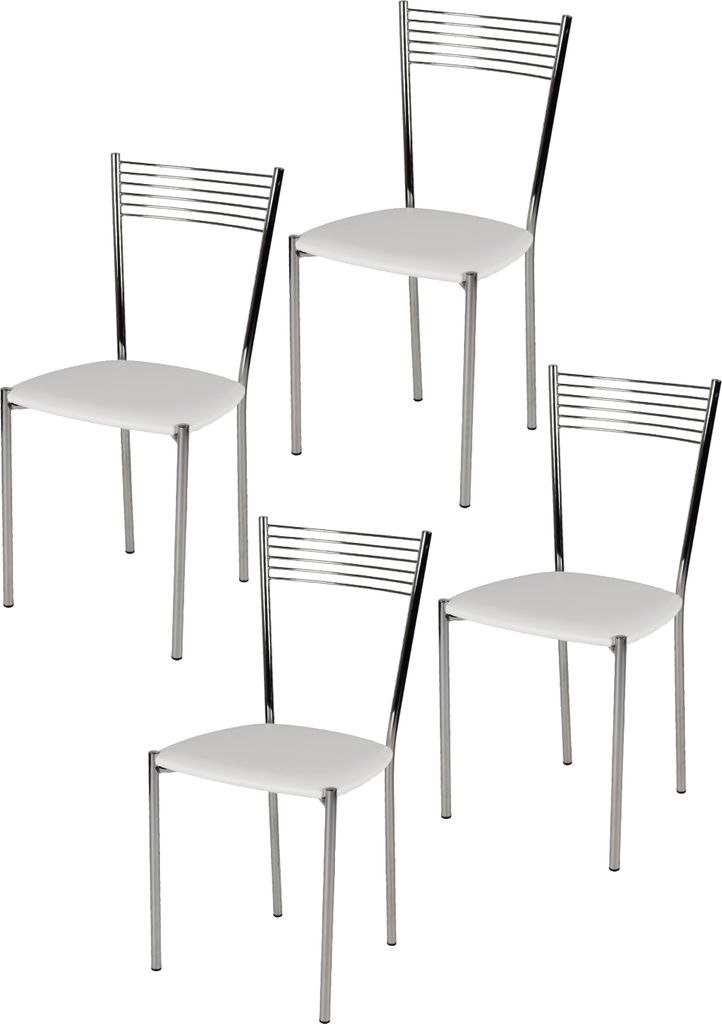 t m c s Tommychairs - Set di 4 sedie moderne ELEGANCE per Immagine del prodotto 