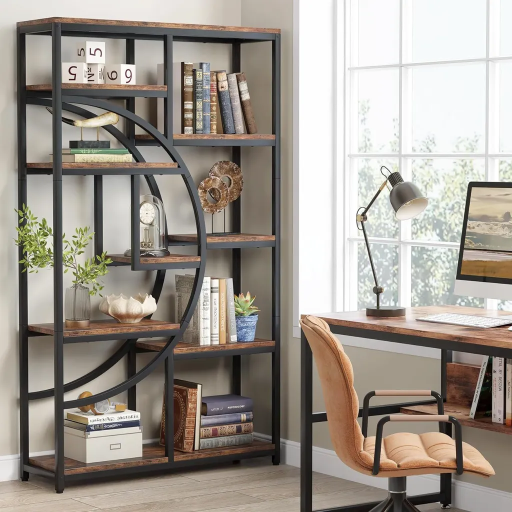 Bibliothèque Gain de Place 5 Étages : Solution de Rangement Grand Volume - 3