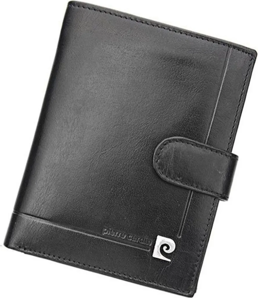 Portefeuille Pierre Cardin Greg 17823 multi-compartiments en cuir fin