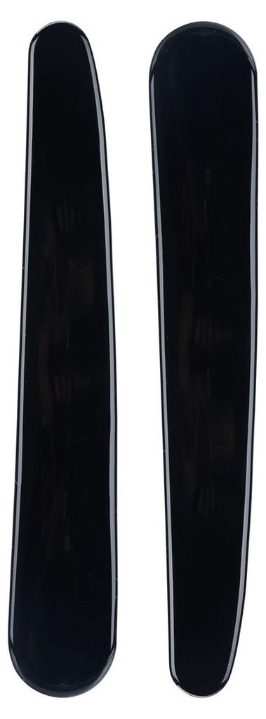 Black Trim, 2 Stk Stoßstangenschutz-Set aus Epoxid - Schwarz