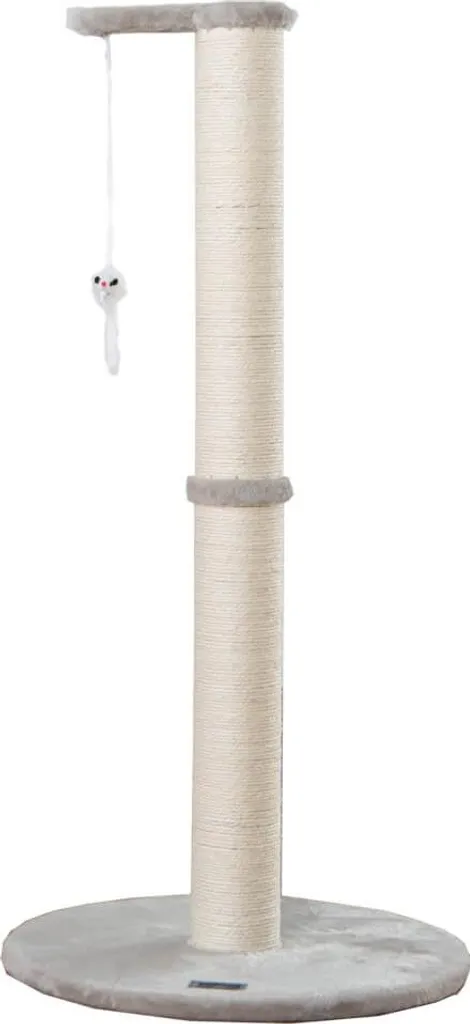 Arbre à chat HOME DELUXE NEVA Gris 101x49cm en sisal naturel et MDF