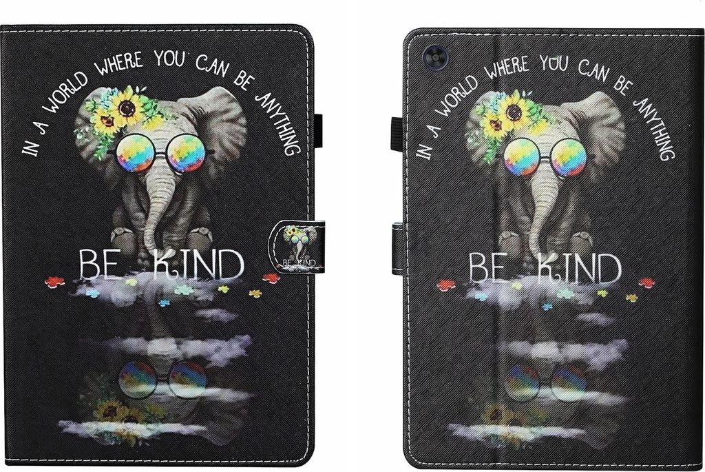 Für Samsung Galaxy Tab A9 Kunstleder Tablet Tasche Hülle Case Etuis Motiv 30