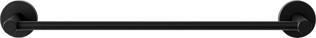Balneo | Handtuchstange Edelstahl schwarz | Handtuchhalter 60 cm QUBE Rostfrei | Badetuchstange für Badezimmer