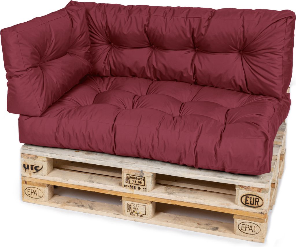 TexDeko Garden Palettenkissen 120x80x18cm wasserabweisend Produktbild 