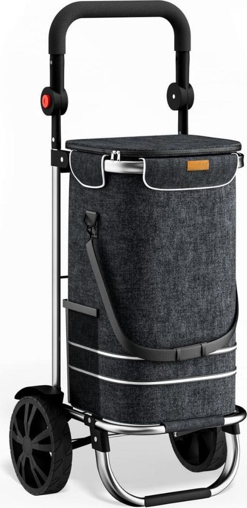 Sac à roulettes EASY, 50l, noir Image du produit 