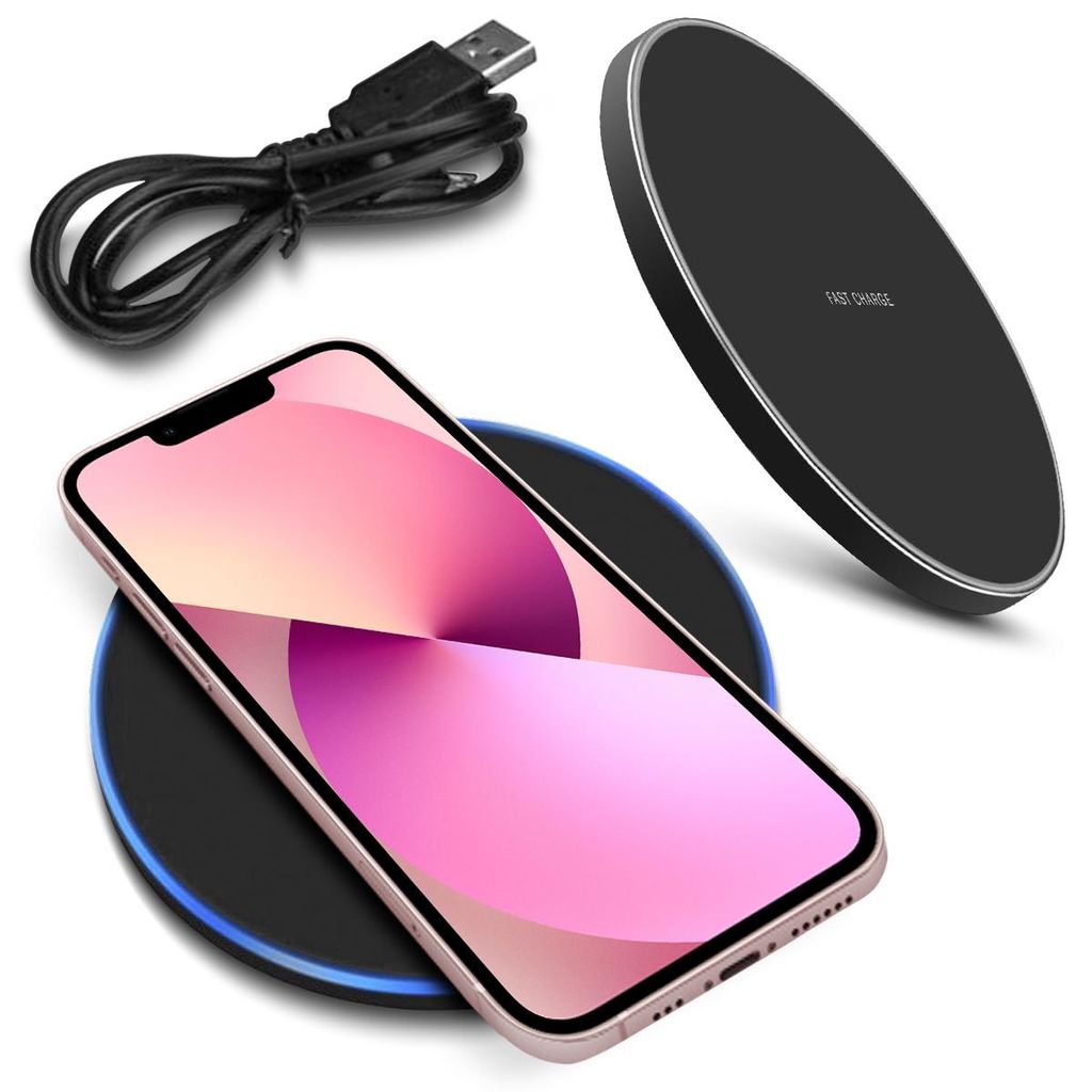 Ladegerät für Apple iPhone 12 Mini QI Wireless Charger Produktbild 