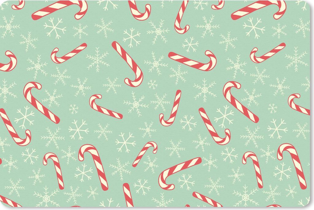 MuchoWow Mauspad Mousepad Feuerwerkskörper - Weihnachten - Schneeflocke - Muster 27x18 cm - Mousepads - Maus Mat - Pad - Mausunterlage - Büroar...