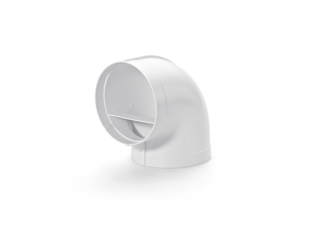 Naber R-RBV flow 150 Rohrbogen 90°, weiß  - Lüftungstechnik Produktbild 