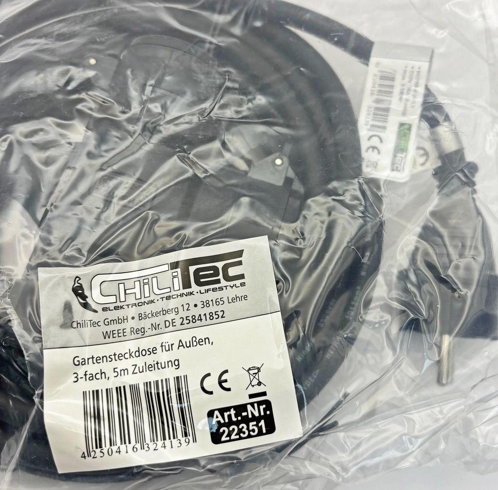Gartensteckdose für Außen, 3-fach Produktbild 5
