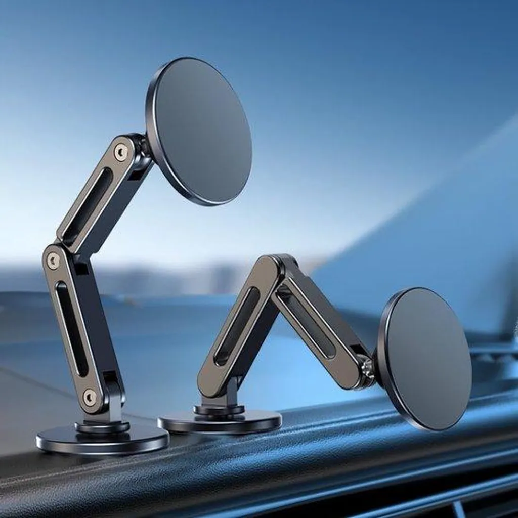 Support téléphone aluminium ultra-résistant fixation Nano-Lim voiture