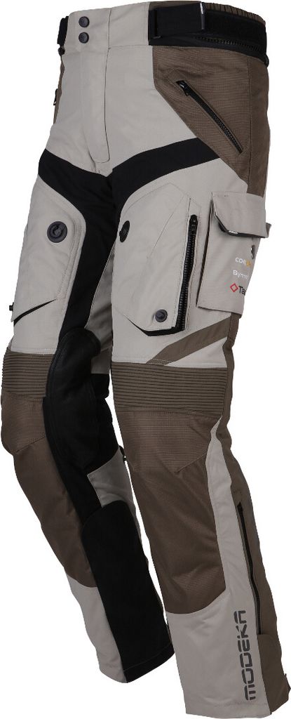 Modeka Panamericana 2 Motorrad Textilhose, beige, Short L