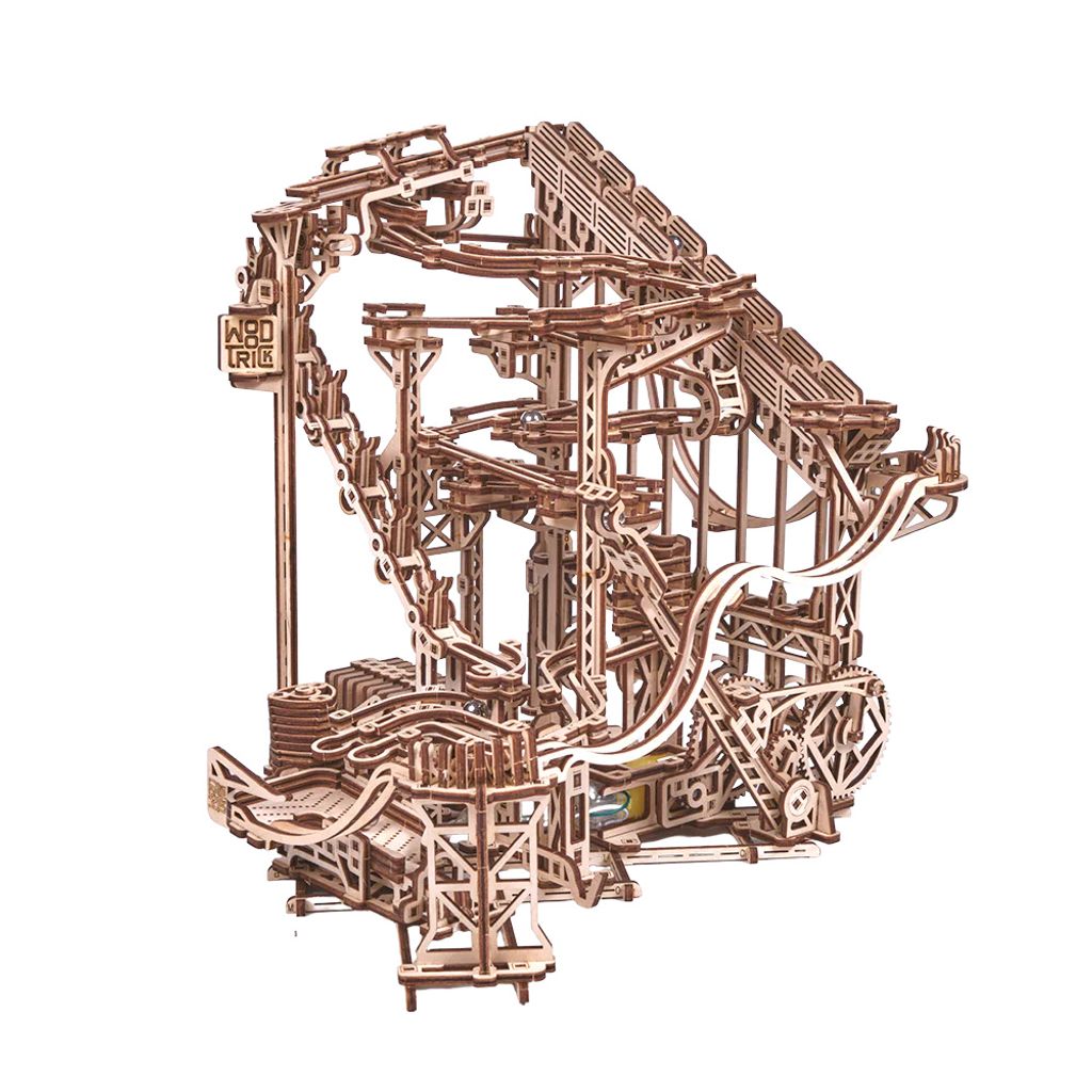 Puzzle 3D mécanique, Spiral Murmelbahn, WT, lemn, 558 Stück Image du produit 