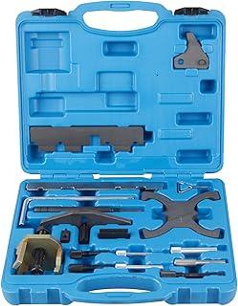 DAYUAN Motor Einstellwerkzeug Nockenwellen Arretierung Zahnriemen Werkzeug Set kompatibel mit Ford Mazda 1.4 1.6 1.8 2.0 Di/TDCi/TDDi ECOBOOST 1.6 ...