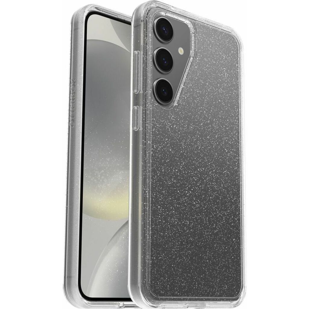 OtterBox Symmetry Series Clear Hülle für Samsung Galaxy S24+ Smartphone - Stardust (Glitter transparent) - Sturzsicher - Polycarbonat, Thermoplas...