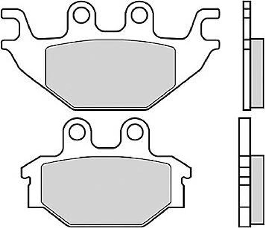 Brembo Bremsbeläge 07GR5209 Carbon Ceramic mit Zulassung kompatibel mit Yamaha YZF R YZF-R MT- ABS 125 ccm Bj. 2008 - 2022