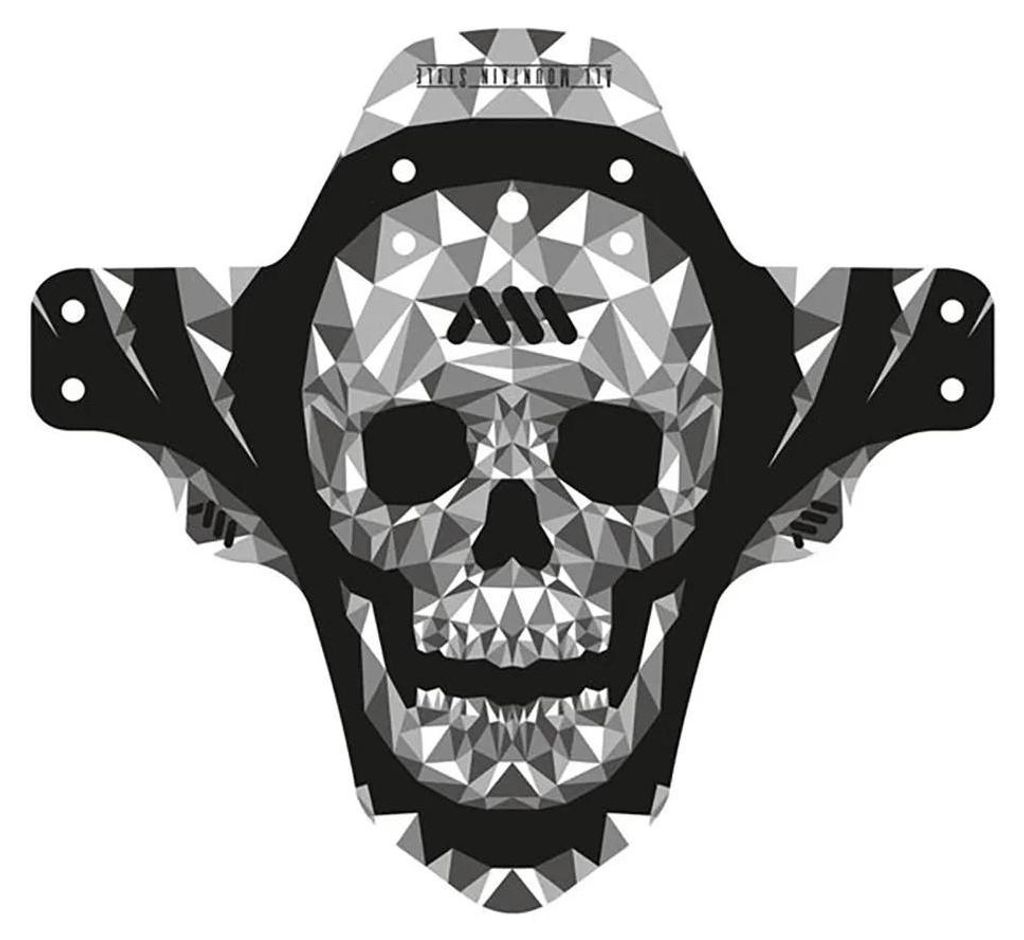 Blatník AMS MudGuard Skull lebka černá-šedá AMSMG1SKBK Obrázek produktu 