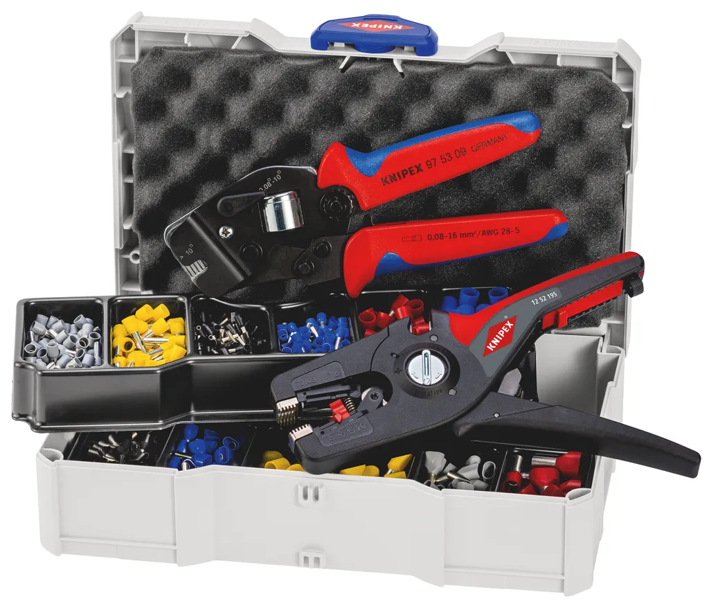Kit d'embouts KNIPEX 1252195 pour rénovation et câblage de tableaux - 5