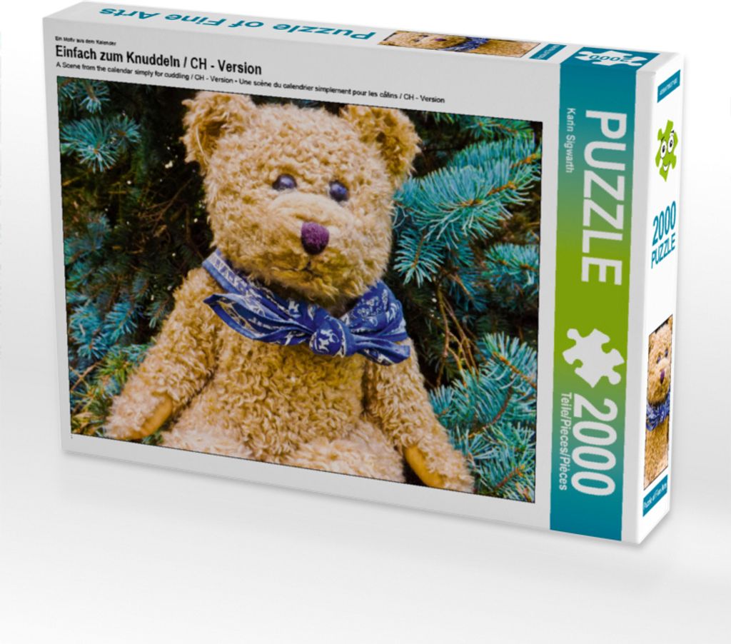 CALVENDO Puzzle Ein Motiv aus dem Kalender Einfach zum Knuddeln / CH - Version 2000 Teile Puzzle quer | 2000 Teile Lege-Größe 90x67cm Foto-Puzzle...