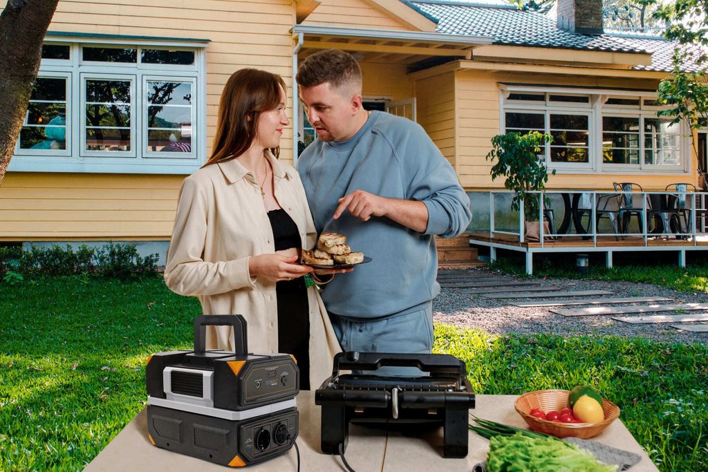 Stacja ładująca Technaxx TX-202, 504Wh, 600W, USB-C, USB-A, Zdjęcie produktu 8