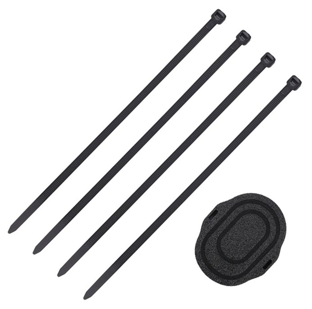 INF Untersattel-Schutzgehäuse und Riemenhalter kompatibel mit Xiaomi Tag – Schwarzer ABS Fahrrad-Sattel-Tracker-Halter
