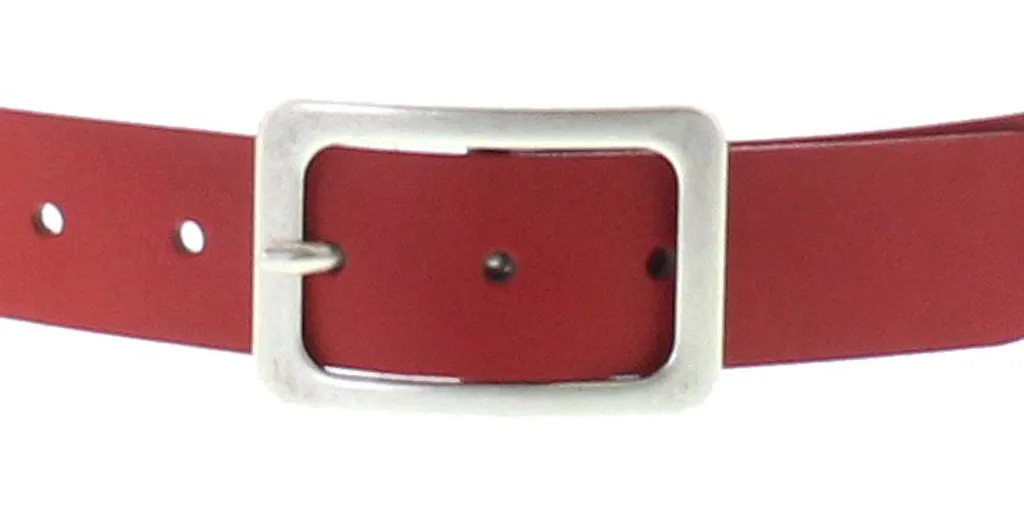 Offerta Cintura Vanzetti Neon Booster Rosso 35mm Vera Pelle W80 - 7