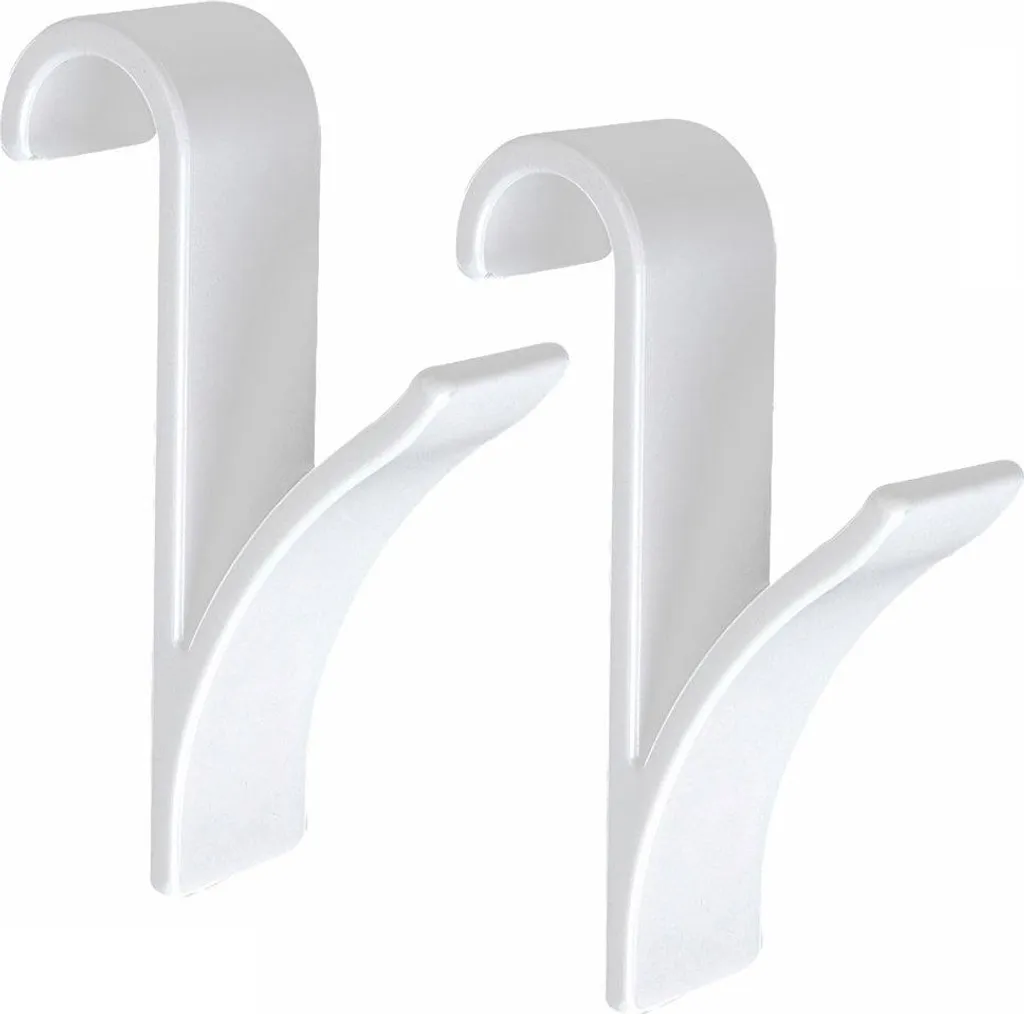 Set 2 Appendiabiti Bianchi per Scaldasalviette Bagno | Design Salvaspazio