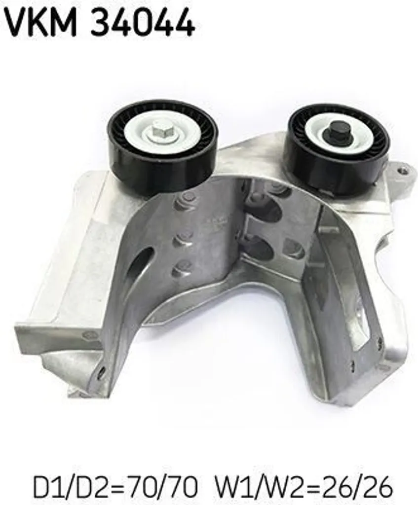 Galet tendeur SKF VKM 34044 pour courroie de Ford Fiesta et Ka