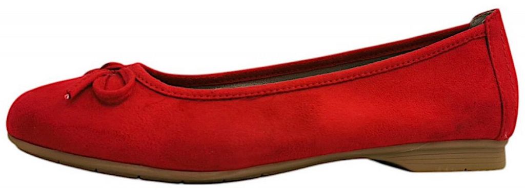 Jana Ballerina Rot in Gr. 40 Produktbild 