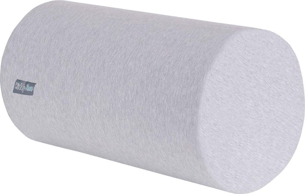 KiddyMoon Spielplatz Aus Schaumstoff Element Nackenrolle Für Hindernisläufen Und Bällebad Für Babys Und Kinder, Hellgrau