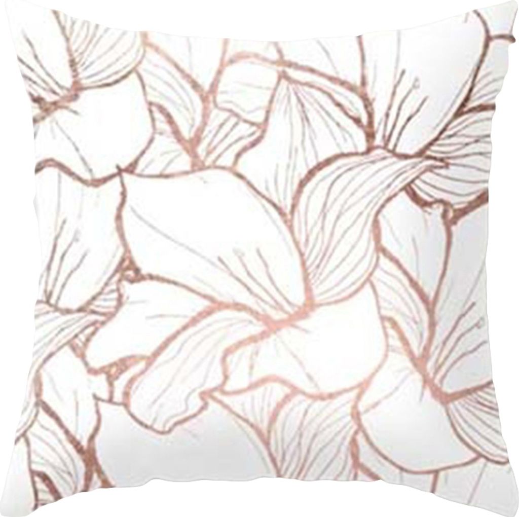 Dekorative Wurfkissen -Gehäuse Geometrische Streifenblume Home Sofa Kissenabdeckung-5#