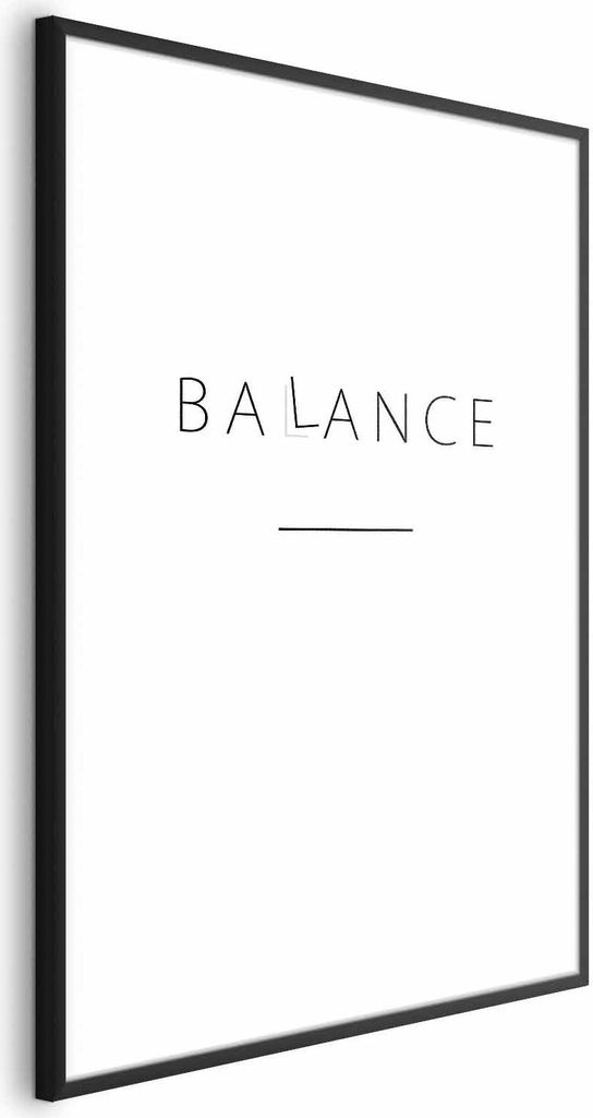 Posterpapier Poster - Balance 29.7x42 cm Text m-A-0863-ao-a