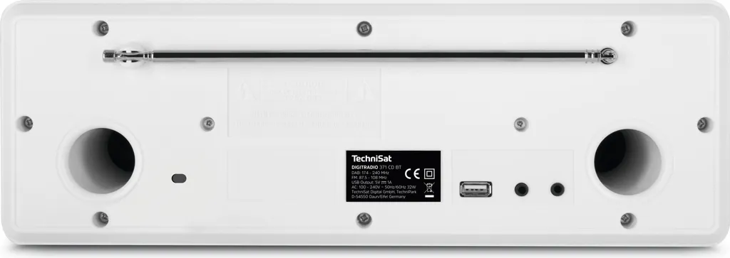 Radio de Salon Stéréo DAB+ TechniSat 371 CD avec Bluetooth et Son Digital - 5
