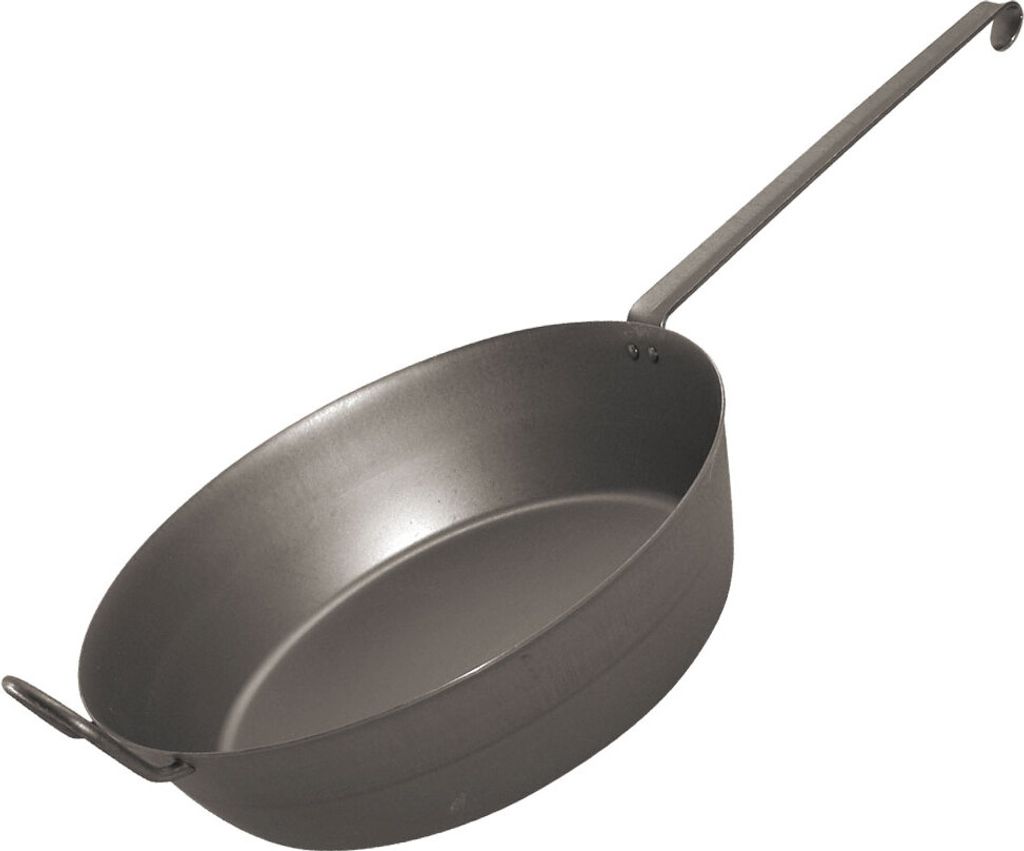Riess Eisenpfanne Tirol mit Gegengriff | 40cm : 40cm Ø Produktbild 