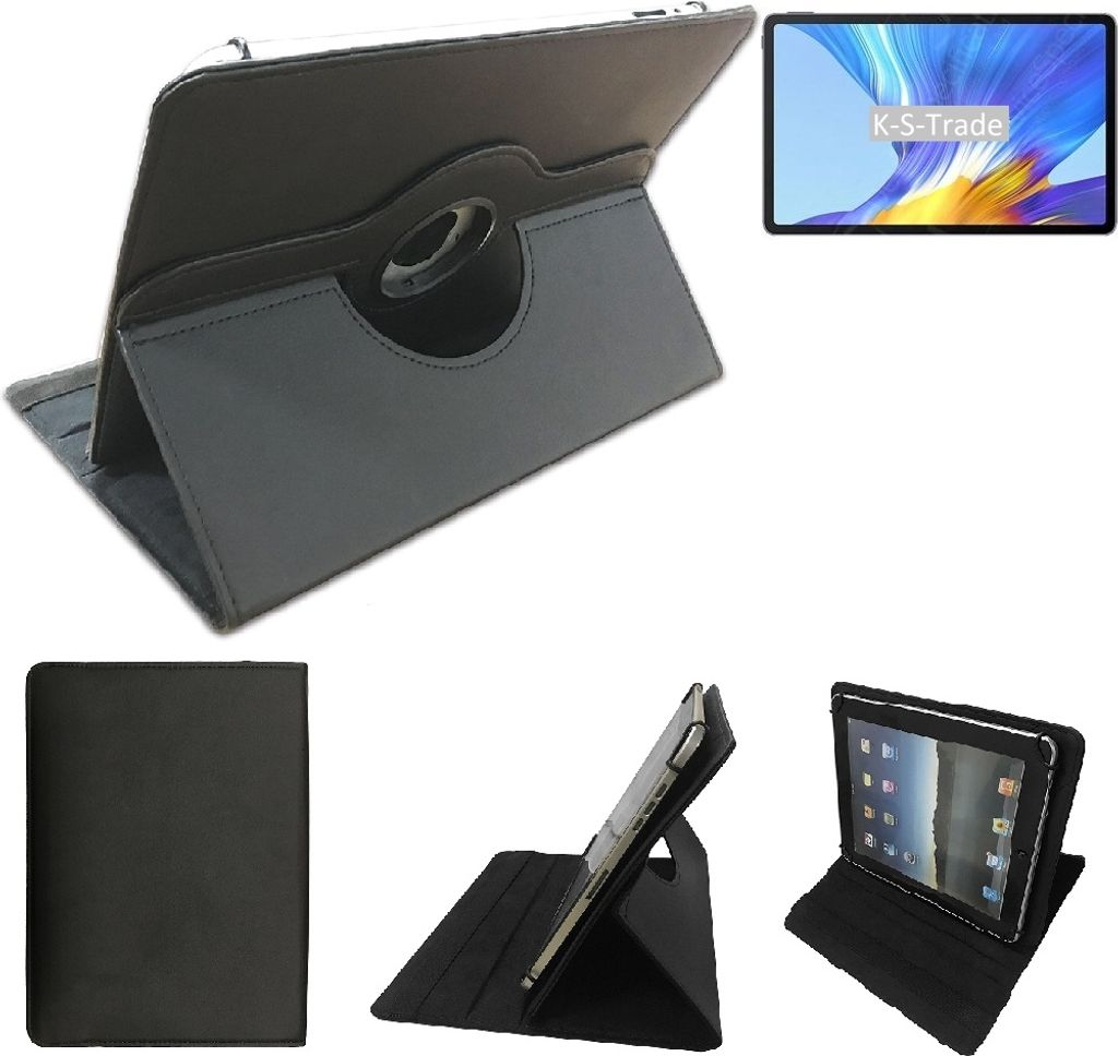 High quality kompatibel mit Huawei Honor V6 Wi-Fi Schutz Hülle 360° Tablet Case Schutzhülle Flip Cover schwarz. Tablet Hülle drehbar