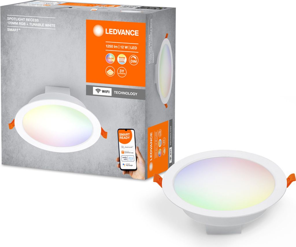LEDVANCE SMART+ Wifi Spotlight Recess Inteligentn bodov Obrázok produktu 
